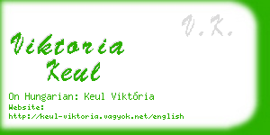 viktoria keul business card
